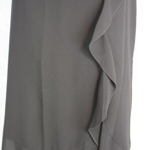 Black Ruffle Skirt SZ 14 by MKStudio #B44